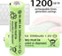 AA Batteries 2200mAh High Capacity Precharged NI-MH, 1.2V Double A Long Lasting for Toys, Remote Controls