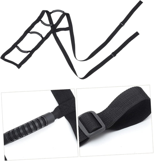 Ipetboom Bed Ladder Assist Handle for Seniors Comfortable Installation Portable Sit Up Helper for Elderly Patients