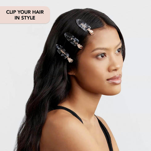Kitsch Creaseless Hair Pins - No Crease Hair Clips for Makeup, 4pc Set for Styling