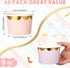 Willinglong 60 Pack 9 oz Ice Cream Cups Ice Cream Bowls Disposable Snack Paper Bowls Cupcake cups Party Supplies