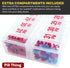 Set Set 2 1 Twice-a-Day Monthly Large Pill Organizer - AM/PM Medication Organizer for the Entire Month Pill Box