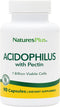 Natures Plus Acidophilus with Pectin, 90 Capsules, Probiotic Supplement with 1 Billion Viable Cells, Vegan
