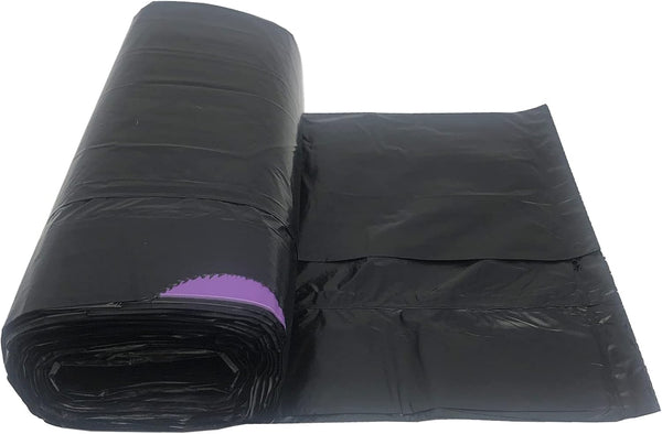 NO.1987 commerce 4 Gallon Black Drawstring Trash Bags, Small Garbage Bag Home Trash Can