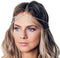 Yean Gold Sequins Head Chain, Bohemian Hair Jewelry Headpiece, Festival Headband Accessories for Women