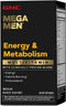 GNC Mega Men Energy & Metabolism Multivitamin, Antioxidants and Increased Calorie Burning, 180 Count
