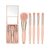 Travel Makeup Brush Set - Mini Eye Shadow Kits, Small Size Eyeshadow Case, Soft Brushes for Professional Tools