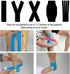 3 Pack Kinesiology Tape, Water Resistant Muscle Support Adhesive Sport Tape for Pain Relief, Latex Free Cotton Athletic