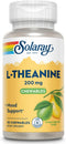 SOLARAY L Theanine 200mg - Mood Support Supplement with Vitamin B6, Calming Support, 30 Servings