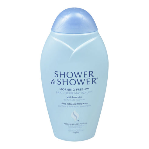 Shower To Shower Absorbent Body Powder, Morning Fresh, 8 oz