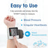 Automatic Wrist Blood Pressure Monitor, Talking Blood Pressure Cuff for Home Use, Adjustable Cuffs, Large LCD Display