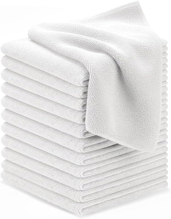 Avalon Towels Microfiber Cleaning Cloths (Value Pack of 12) - Size 12