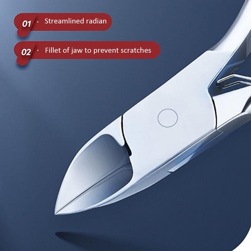 Podiatrist Nail Clippers, Professional Thick & Ingrown Toenail Clippers for Men & Seniors