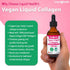LIQUIDHEALTH 100% Vegan Collagen Plus Biotin 100,000mcg Liquid Drops - Plant-Based for Hair, Skin & Nail Growth