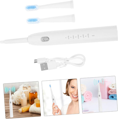 VICASKY Five Speed Vibration Electric Toothbrush USB Charging with Built in Battery Soft Bristles for Deep Gum Care