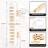 KintKita Wood Therapy Massage Tools,Back Wooden Massage Roller Rope Tool Maderoterapia Kit Professional Cellulite