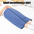 Wearable Incontinence Bed Pads Washable Reusable Cotton Diaper Skirt Incontinence Mattress Mats with Zipper for Adult