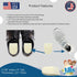 YJ64-6061, 1/2" (8 Pack) Dr. Jill's Foot Pads, Heel Pad Skived Soft Foam