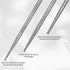 Heclia 6PCS Facial Reflexology Massage Tool Stainless Steel Acupuncture Pen Ear Acupressure and Body Point Probe Pen