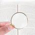Gold Chain Necklace with 1-3/4 Inch Optical Magnifier Lens, 36-Inch for Reading, Jewelry, Increase Vision