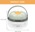 Vaguelly Weekly Pill Organizer Small Sealed Medicine Box with Handle Design Portable Travel Plastic Reusable Pill Case