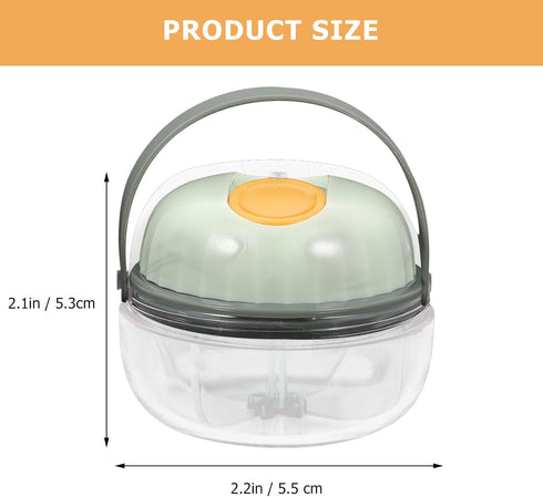 Operitacx Portable Weekly Pill Organizer Box Small Airtight Medicine Case with Handle for Travel and Home Storage