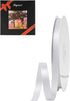 LIUYAXI White Double Face Satin Ribbon, 3/8" x 50 Yards, Perfect for Crafts, Gift Wrapping, Bow Making