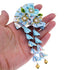 Japanese Style Women Flower Hair Clip, Tassel Hair Ornament, Kimono Decor Fabric Hanfu Hairpin