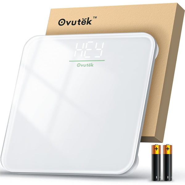 Bathroom Scale for Body Weight, Highly Accurate Digital Weighing Machine, Compact Size, LED Display