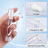 20Pcs 10ml Airless Pump Bottle Set - Refillable Plastic Vacuum Dispenser for Lotion & Toiletries