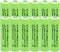 1.2V AA Nimh 600mAh Rechargeable Battery for Outdoor Solar Lights Garden Lamp (12 Pack)