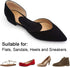 Dr. Foot's Arch Support Insoles for Flat Feet, Plantar Fasciitis Relief for Women and Men (Black)