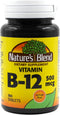 Nature's Blend Vitamin B-12, 500 mcg, 100 Tablets