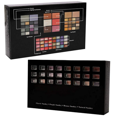 Makeup Kit for Women, Full Kit with 36 Eyeshadows, 16 Lip Glosses, 12 Glitter Creams, 74 Colors