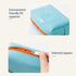 Makeup Bag Pouch, Travel Cosmetic Bag Organizer for Toiletries, Cute Makeup Brushes Storage Case for Women (D)