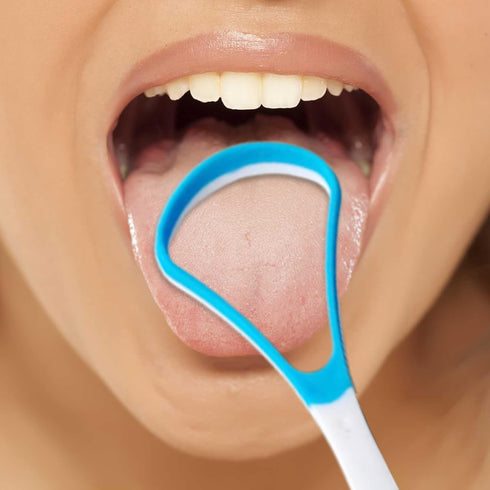 5 Pieces Colorful Plastic Tongue Scraper Cleaner Kit for Adults & Kids, Fresh Breath Accessory