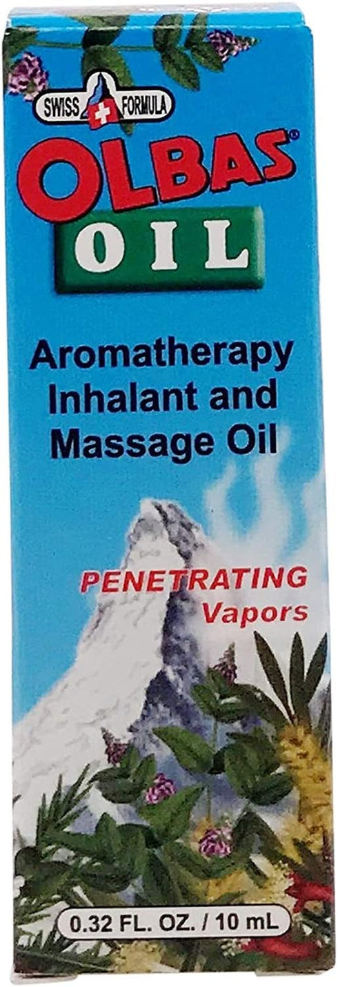 Olbas Therapeutic, Aromatherapy Inhalant and Massage Oil, 0.32 fl Ounces. Pack of