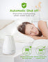 InnoGear Essential Oil Diffuser, 5-in-1 Aromatherapy Diffuser, Humidifier, 7 Color LED, Auto Off, White Grey