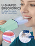 IPX7 4 U-Shaped Electric Toothbrush for Adults, Electric Toothbrush with Waterproof, U Shaped Toothbrush with Clean