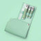 Manicure Set Nail Clippers Pedicure Kit, 4 Pcs Stainless Steel Portable Grooming Tools for Travel