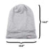 Sleep Beanie Cap Lined Silky Satin Bonnet, Adjustable Soft Slouchy Hats for Women and Girls Frizzy Hair Cover (Light