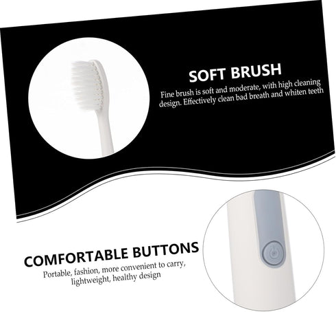 Mipcase Electric Toothbrush for Adults with Waterproof Soft Bristles, Rechargeable Sonic Toothbrush Deep Cleaning Oral