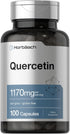 Horbaeach Quercetin Capsules | 1170mg | 100 Count | High Potency Non-GMO, Gluten Free Supplement