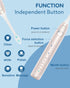 Operan Electric Toothbrush for Adults and Kids, Rechargeable Sonic Toothbrush, 5 Modes, 8 Brush Heads, Champagne