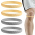 QFGasre Patellar Tendon Support Strap 4pcs Silicone Patella Knee Strap Knee Pain Relief