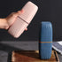 Travel Toothbrush Cup Case, Portable Toothbrush Holder with Cover, Toothpaste Storage for Camping, School, Trip