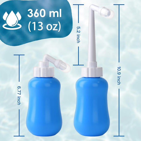 Peri Bottle, Peri Bottle for Postpartum Care, for Women and Men with Hemorrhoids, for Cleansing After Birth, Portable