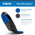 Tuli's Roadrunners Shoe Replacement Arch Support Insoles, Large - Shock Absorption & Cushioning