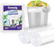 Hommaly 8 Gallon Medium Clear Trash Bags, 86 pcs, Strong Garbage Bags for Office, Fit 7-8 Gallon Waste Basket