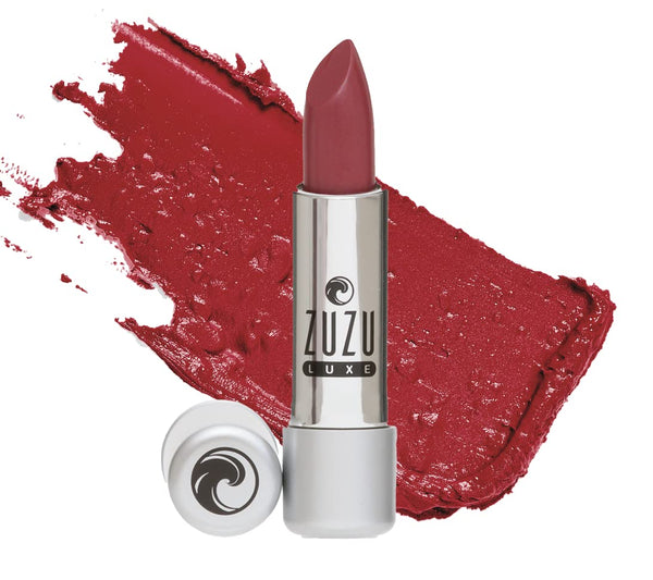 Zuzu Luxe Lip Color Lipstick, Allure - Purplish Coral, Natural Ultra-Hydrating