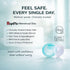 HepiFlo 2 12-Hour Menstrual Disc Combo Reusable Disc in Sizes (Small & Large) Medical-Grade Silicone, Leak-Free